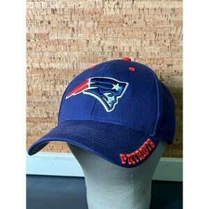 New England Patriots‎ NFL Hat Cap Navy Blue Red Adjustable Adult